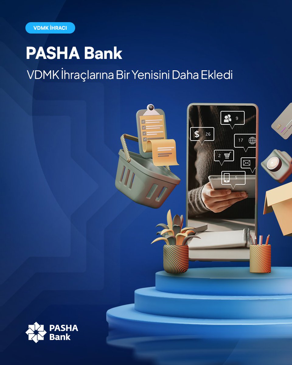 PASHABankTR's tweet image. PASHA Bank olarak, @WorqCompany  adına ortalama 69 gün vadeli, 100.000.000 TL tutarındaki VDMK ihracını gerçekleştirdik. 

#PASHABank #PASHABankTR
#KurumsalveTicariBankacılık #YatırımBankacılığı #PremiumBankacılık #VDMK
