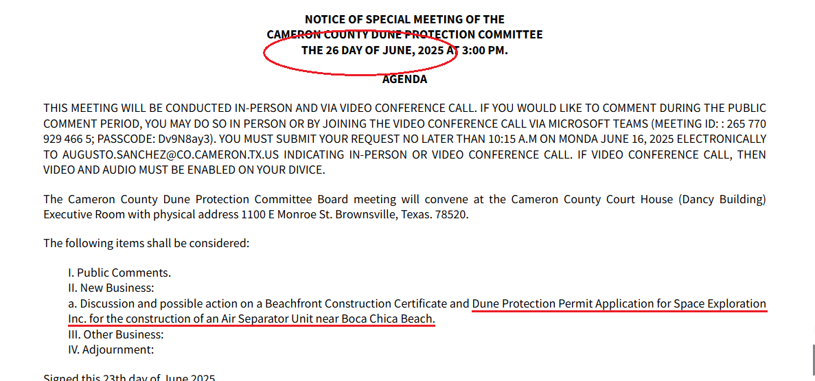 CowboyDanPaasch's tweet image. icky... Dune Protection Committee to remeet today &amp;amp; likely re-recommend an #airseparationunit near Boca Chica Beach. Initial recommendation for approval was tabled in reg County Commissioner&apos;s Court meeting the following day, for a quorum procedure issue during Dune meeting...