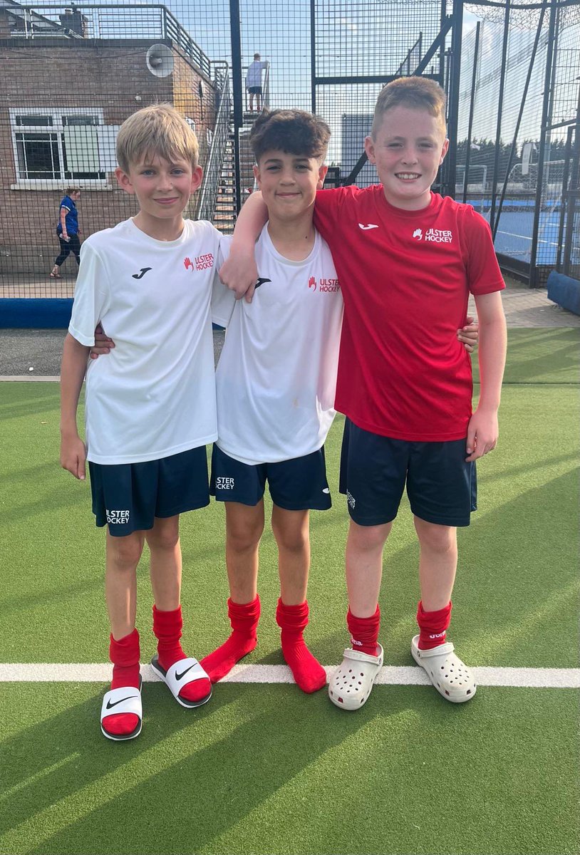 Congratulations to three of our past pupils who recently represented Ulster U13 hockey in Nottingham 🏑