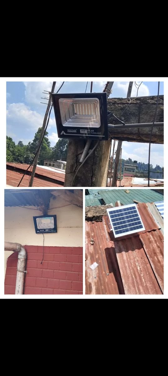 ClasicEquipment's tweet image. Brighten your compound with  Solar floodlight
White/warm white.
Prices
100W - 4,500.
200W - 5,500.
300W - 6,500.

Specs
6-8 hours charging time
10-15 hours discharge time
1 year warranty
0721275514.

#Solarfloodlights #solarfloodlighting #solarstreetlight #solarstringlights