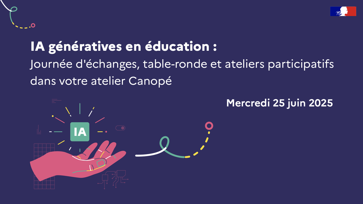 eTwinning France (@etwinningfrance) on Twitter photo Former Ă lâintelligence artificielle : un enjeu Ă©ducatif mondial đ
#eTwinning & <a href="/reseau_canope/">RĂ©seau CanopĂ©</a> sâengagent, en France et Ă lâinternational :
âïž Formations en ligne
âïž SĂ©minaires IA
âïž CoopĂ©rations europĂ©ennes
đ Ă lire : reseau-canope.fr/international/ Former Ă lâintelligence artificielle : un enjeu Ă©ducatif mondial đ
#eTwinning & <a href="/reseau_canope/">RĂ©seau CanopĂ©</a> sâengagent, en France et Ă lâinternational :
âïž Formations en ligne
âïž SĂ©minaires IA
âïž CoopĂ©rations europĂ©ennes
đ Ă lire : reseau-canope.fr/international/