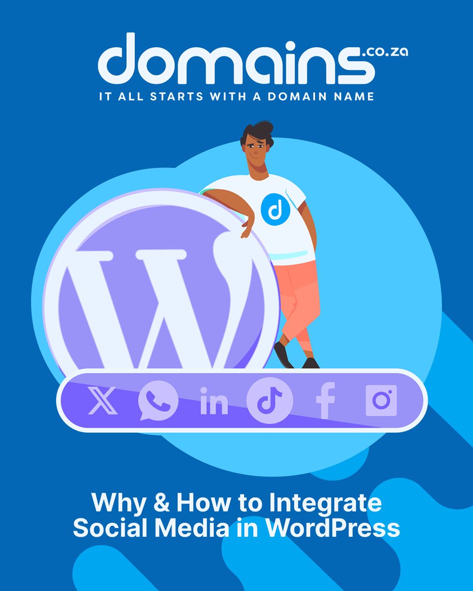 🚀 Social media + WordPress = powerful combo for driving traffic &amp; awareness
Discover how to supercharge your integration ahead of Social Media Day (June 30th) with these tips bit.ly/4e6ZpHD 
#SocialMediaDay #WordPress #DigitalMarketing