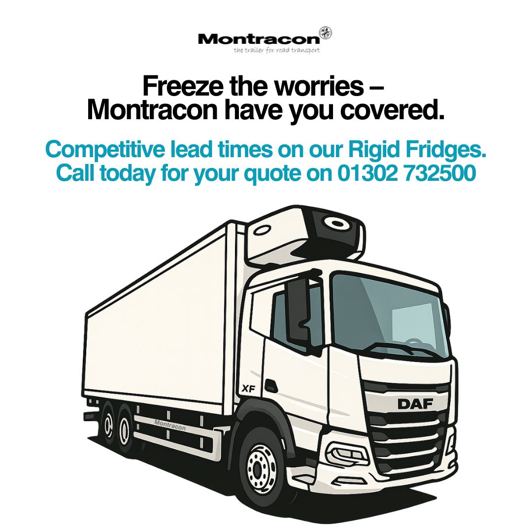 At Montracon, you can chill🧊 knowing we've got you covered with our competitive lead times on our Rigid Fridges.

No cold feet here — just cool solutions, and confidence. 🚛

#Montracon #RigidFridges #BuiltToLast #ColdChainSolutions #RefrigeratedTransport