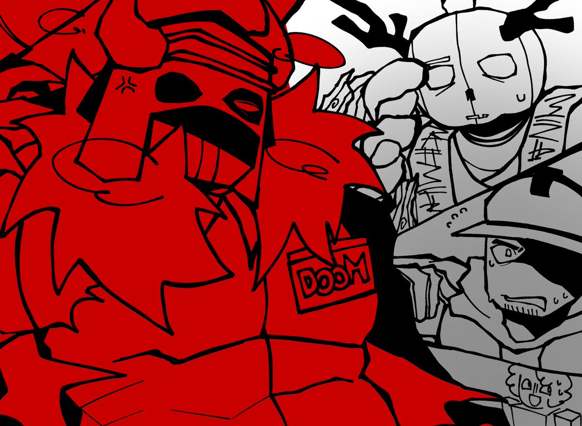 Fellownin's tweet photo. yikes dude #forsaken #doombringer #Dusekkar #Builderman #shedletsky https://t.co/FFbmdYPhqs