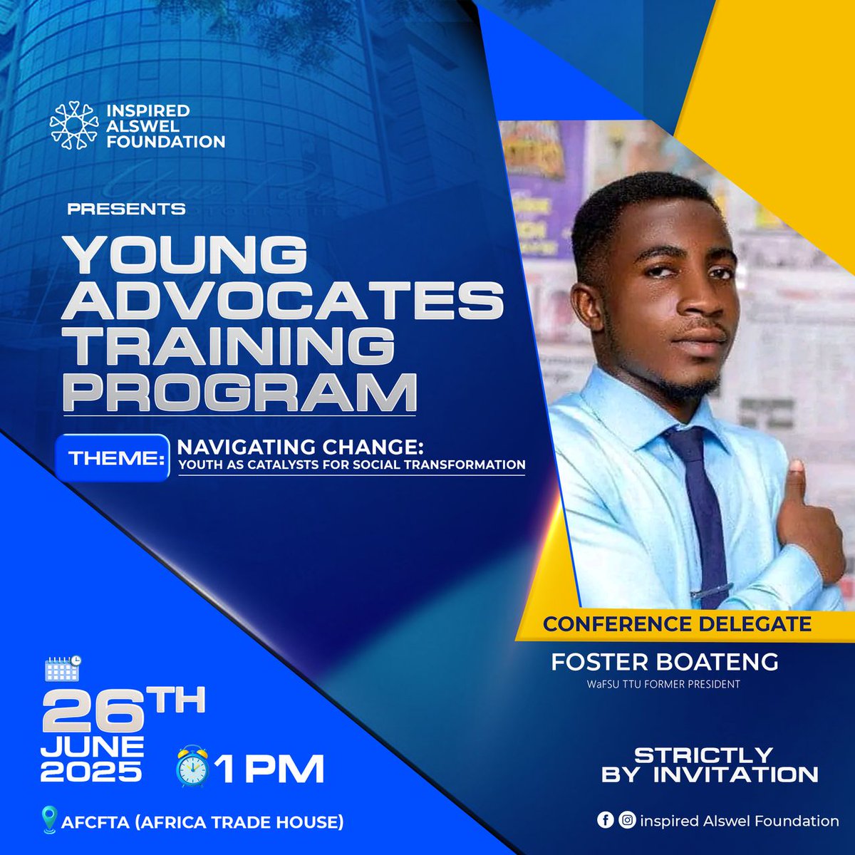 WaFSU_Official_'s tweet photo. Accra, all the way from the western region. Our Group is in town, let’s connect to network, to learn to relearn and to unlearn.

#YATP, Wassa Fiase Students’ Union  (WaFSU) is Repping Live Today @ Africa Trade House - Accra.
#YATP #WaFSU https://t.co/iB7iOBaMOW