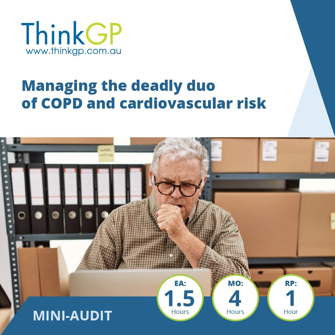 Join this COPD audit to review patients with moderate to severe flare-ups and heart risks. Explore ways to enhance inhaler use, self-care and therapies to better control symptoms and cut exacerbation risk—aligned with evidence-based guidelines. bit.ly/4bqR0xd

#cpd #cme