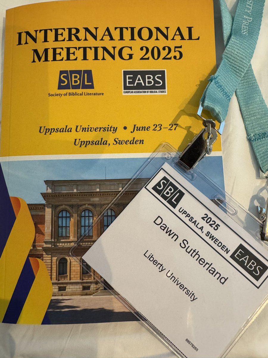 DawnLSutherland's tweet image. #SBLInternational #EABS