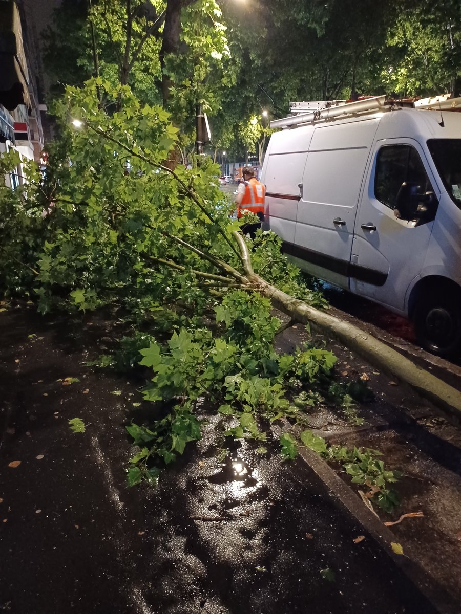 Suite aux violents orages, les agents de la ville et de GPSO sont mobilisés depuis hier soir pour évaluer les dégâts causés sur la commune, nettoyer, déblayer et sécuriser les zones touchées. Un grand merci aux équipes mobilisées cette nuit jusqu'à 4h et de nouveau ce matin.
