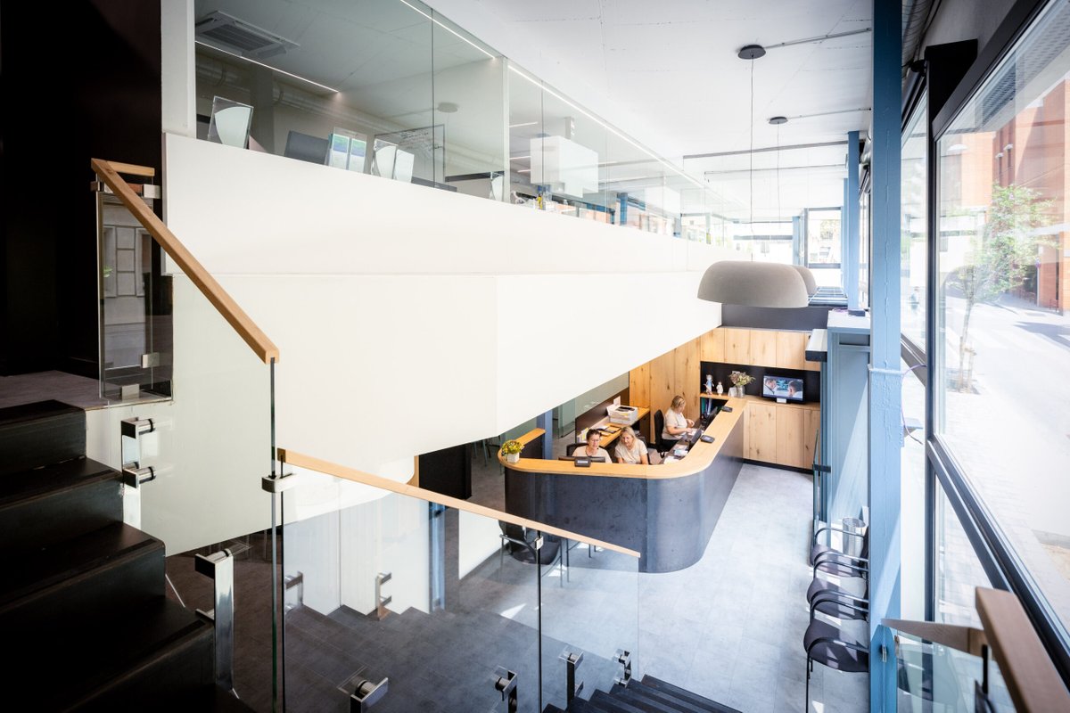 LoxoneUK's tweet image. Today’s spotlight shows how a busy #dental practice relies on #Loxone to run the whole building, seamlessly and automatically. 💚

It allows staff to focus on patients instead of building management delivering a calm, #efficient environment.

Read more:
loxone.com/enen/reference…