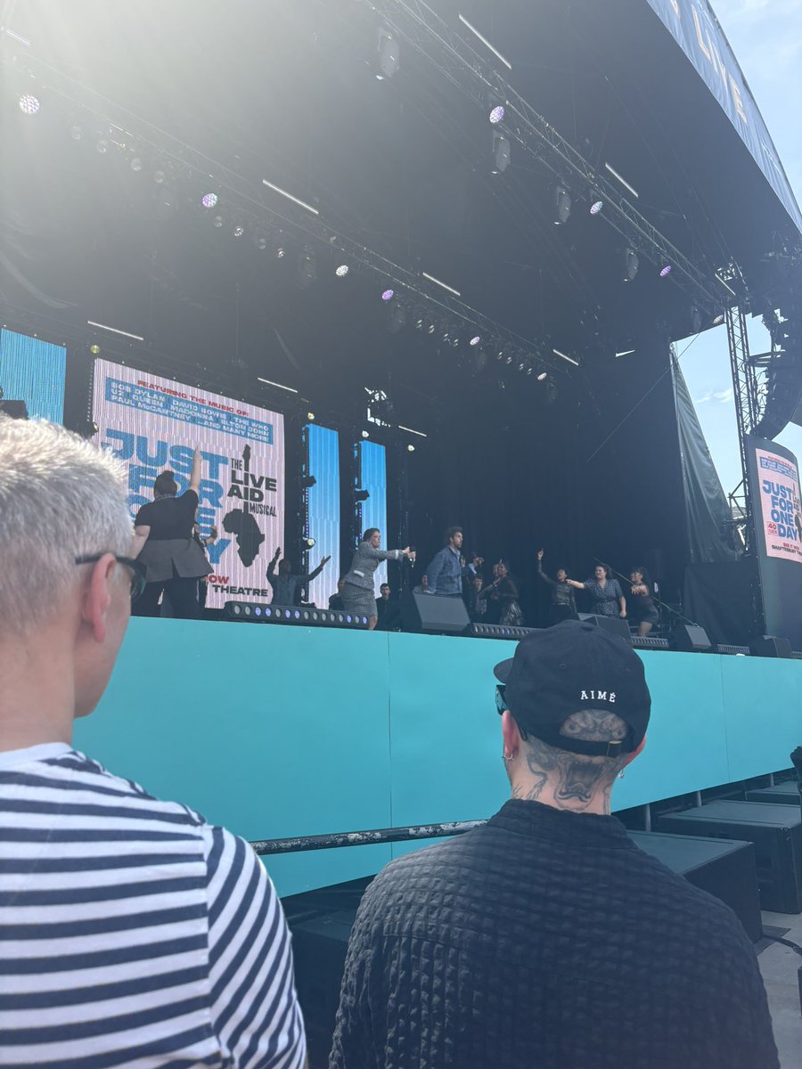 RakeThat76's tweet photo. @liveaidmusical @WestEndLIVE We were 🤟🏻 out with you and @JamieLloydCo was watching too 🤩 https://t.co/RrxnH0mQjE