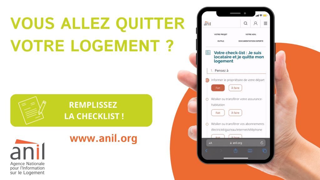 #Location #Jeune #Etudiant

Vous allez quitter votre logement
en location ❓
Consultez la check-list de l’ANIL : 
📝 buff.ly/3p5xHSS

Les juristes de l'<a href="/ADIL_YVELINES/">ADIL DES YVELINES</a> vous informent gratuitement :
💻 rdv.adil78.org 
🚩 buff.ly/3DoY4tl