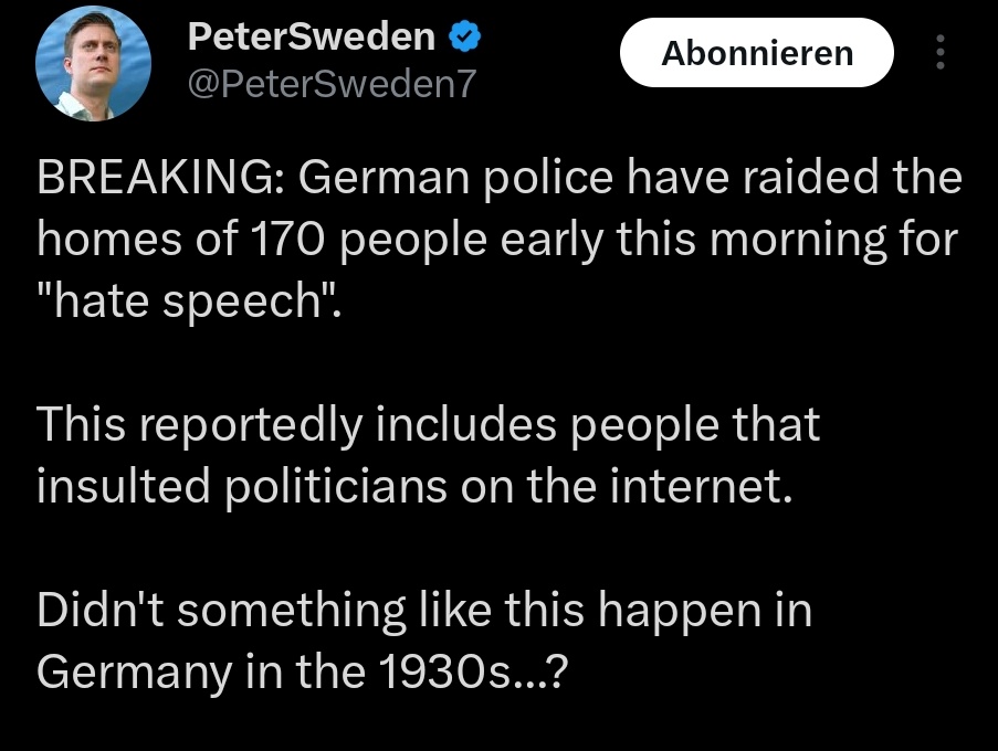 Jakob Schirrmacher (@comium_j) on Twitter photo Deutschland wird international zunehmend als Zensur-Regime wahrgenommen. Das sollte zu denken geben. 💁 Deutschland wird international zunehmend als Zensur-Regime wahrgenommen. Das sollte zu denken geben. 💁