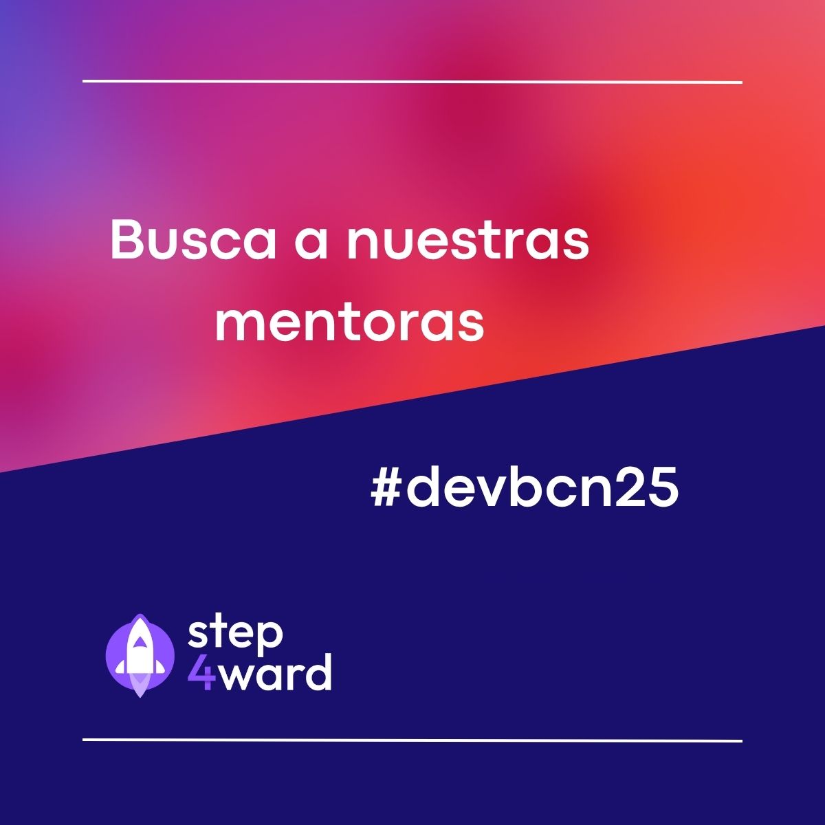 Mentoras Step4ward (@step4ward_es) on Twitter photo ¡Falta poco para la <a href="/dev_bcn/">DevBcn</a> ! 🎉
La comunidad tecnológica se reúne el próximo 9 y 10 de julio y estamos emocionados de ser parte de este evento increíble.
#Networking #Tecnología #devbcn25 #barcelonaevents ¡Falta poco para la <a href="/dev_bcn/">DevBcn</a> ! 🎉
La comunidad tecnológica se reúne el próximo 9 y 10 de julio y estamos emocionados de ser parte de este evento increíble.
#Networking #Tecnología #devbcn25 #barcelonaevents