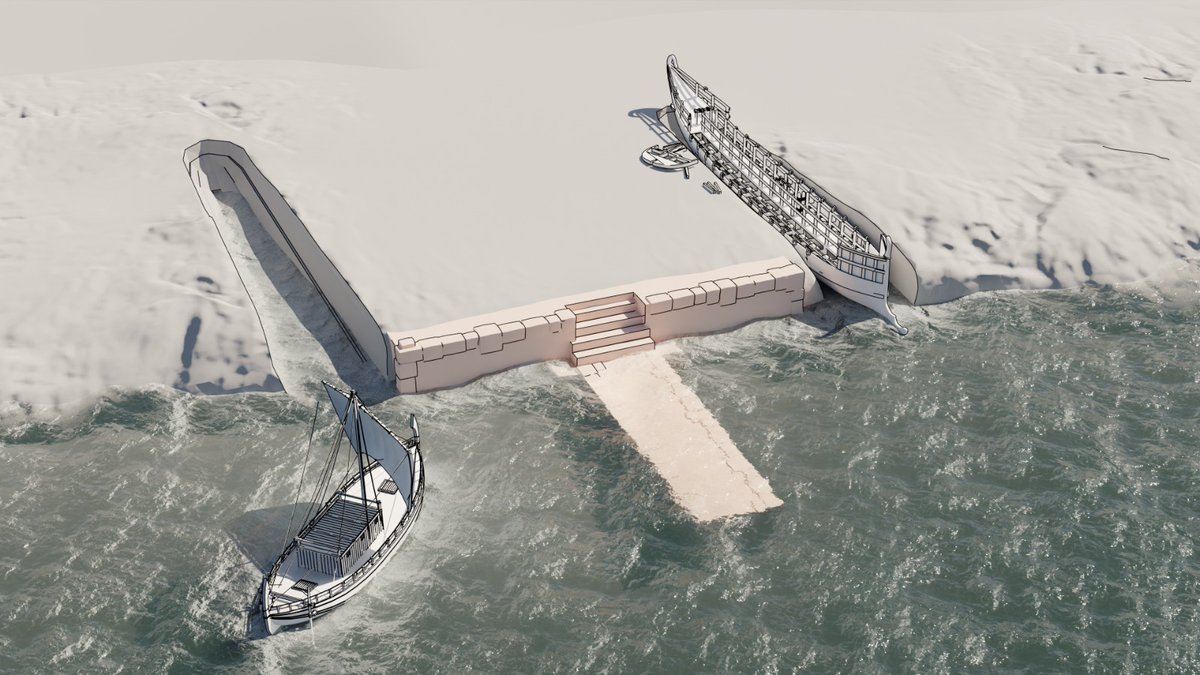 🛠️ ¿Cómo era el puerto militar fenicio de Gadir hace 2.300 años?
Gracias a un modelo 3D, hoy podemos visualizar su forma original, con dos grandes diques y estructuras excavadas en la roca.
🪨 Uno de ellos puedes verlo en nuestras visitas.
#Arqueología #Cádiz