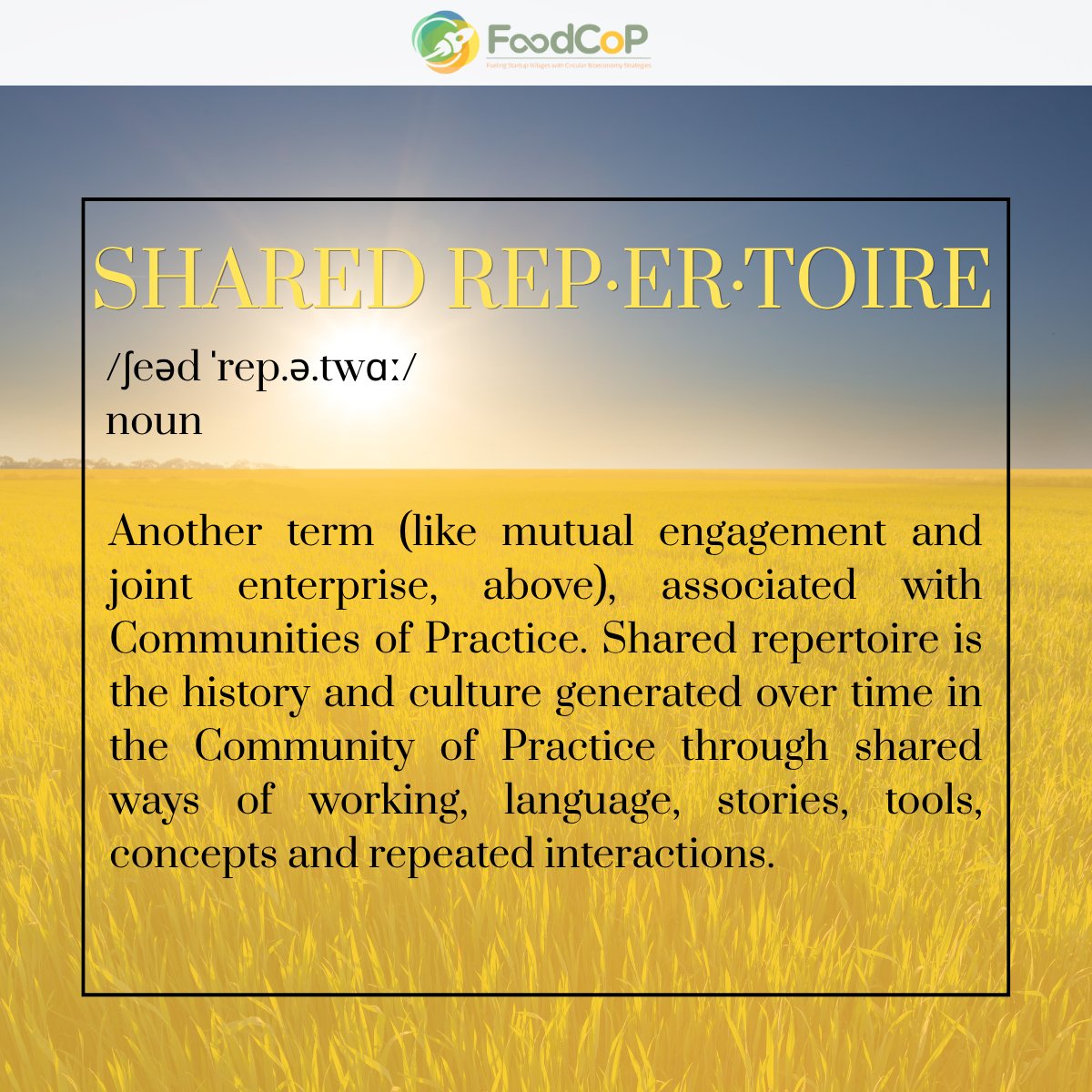 FoodCoP Project tweet media