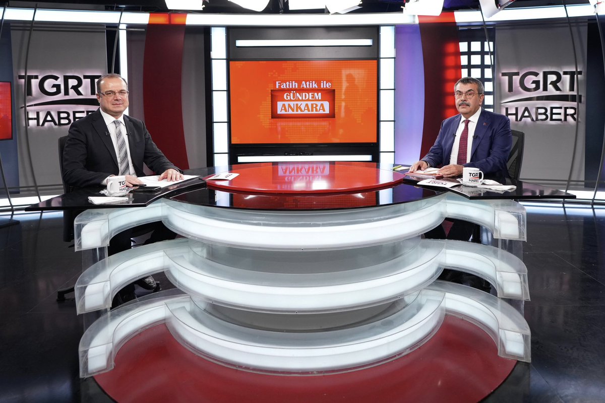 Millî Eğitim Bakanlığı (@tcmeb) on Twitter photo Millî Eğitim Bakanı <a href="/Yusuf__Tekin/">Yusuf Tekin</a>, <a href="/tgrthabertv/">TGRT HABER</a> “Gündem Ankara” Programında Eğitime Dair Değerlendirmelerde Bulunuyor Millî Eğitim Bakanı <a href="/Yusuf__Tekin/">Yusuf Tekin</a>, <a href="/tgrthabertv/">TGRT HABER</a> “Gündem Ankara” Programında Eğitime Dair Değerlendirmelerde Bulunuyor