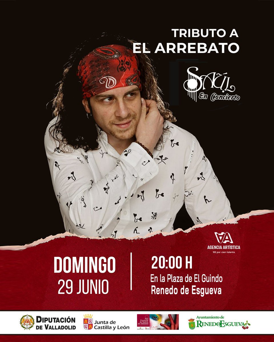 🎭 ¡No te pierdas las increíbles actuaciones de la Red Provincial de Teatros de Valladolid!

🗓️ 29 de junio | Renedo de Esgueva.

🎬 Consulta toda la programación y disfruta del mejor teatro en la provincia.

🔗 Más info aquí:

cultura.diputaciondevalladolid.es/red-provincial…