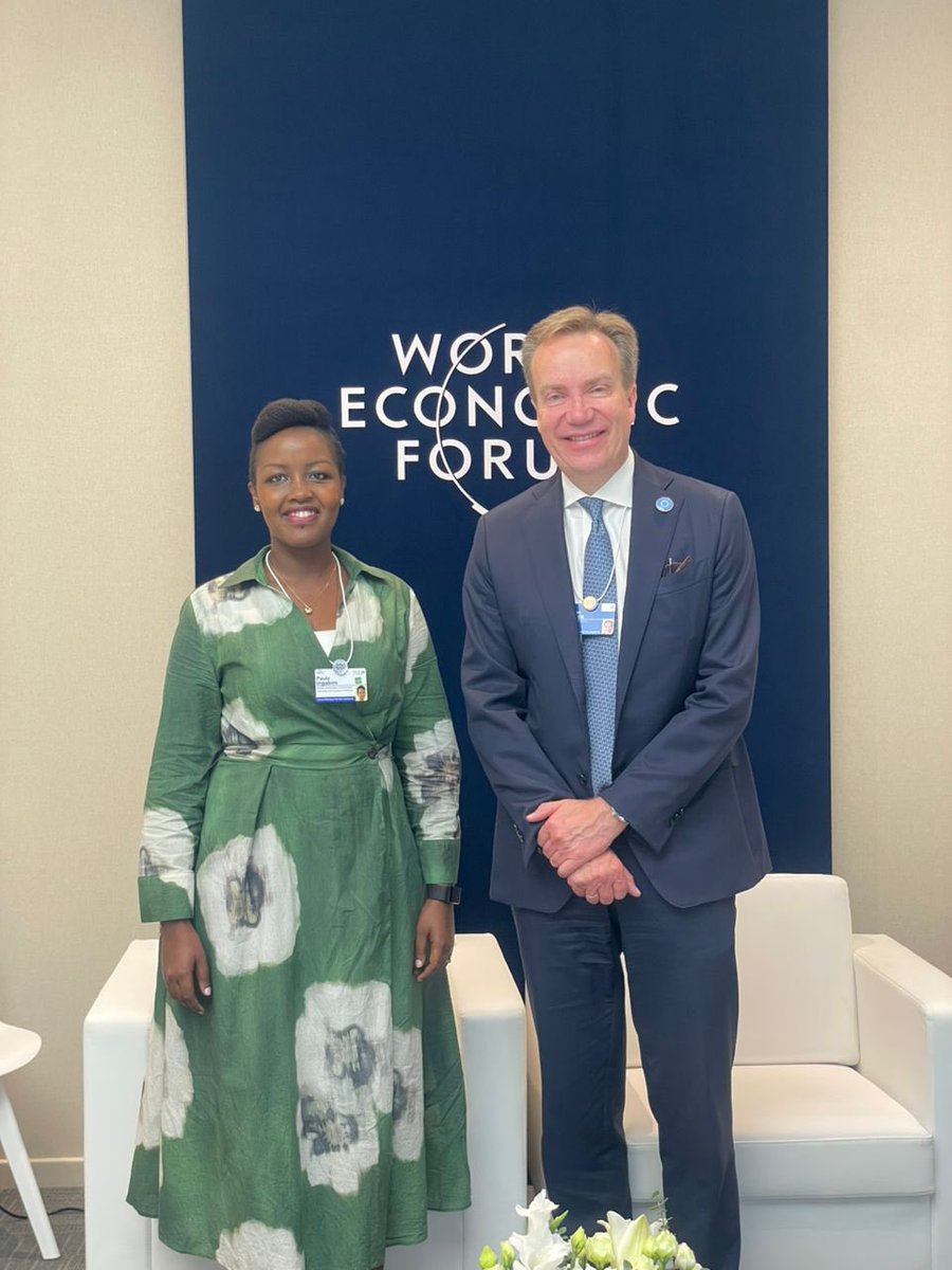 She also met with <a href="/borgebrende/">Børge Brende</a> , President of the <a href="/wef/">World Economic Forum</a> , to discuss the growing collaboration between Rwanda and the Forum.

They reflected on outcomes from the recent Global AI Summit on Africa #GAISA25 and looked ahead to new areas of partnership.