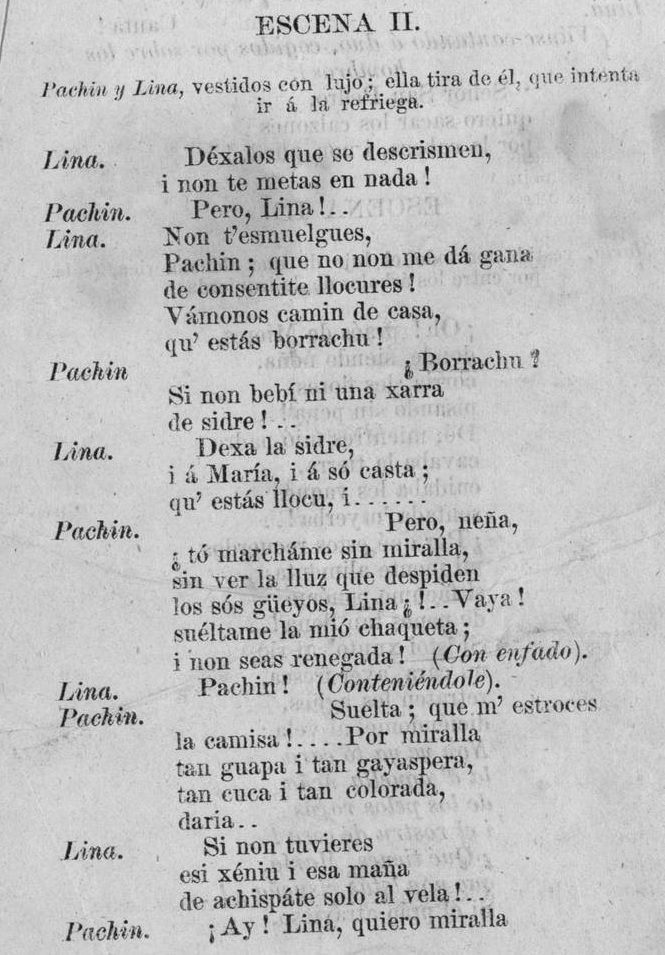 añu 1879: Una romería en Mieres (#zarzuela nun actu, en versu asturianu)
 
... de Sergio García Echevarría 

Estrenada nel Gran Teatru de Tacón (L'Habana, #Cuba) la nueche del 07/09/1879 

#CelebresCoses #Asturies #oficialidá #SergioGarcíaYEchevarría #FelisindoRego #Música #sidre