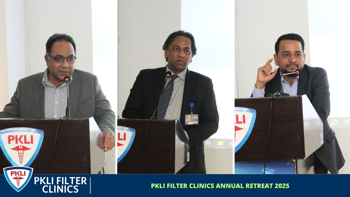 PKLI Filter Clinics Annual Retreat 2025

Dr. Ahsana Nazish, Project Director - PKLI Filter Clinics, reflected on the accomplishments of the past year — including professional staff trainings, a significant rise in patient visits, an overview of teleclinic services.