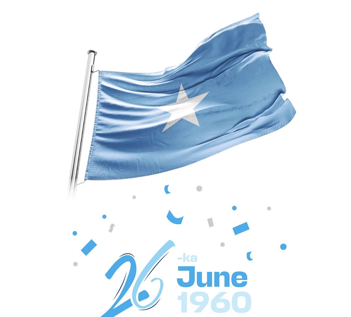 May the spirit of independence and freedom guide Somalia’s future. Happy June 26!
#June26 #Somalia #IndependenceWeek