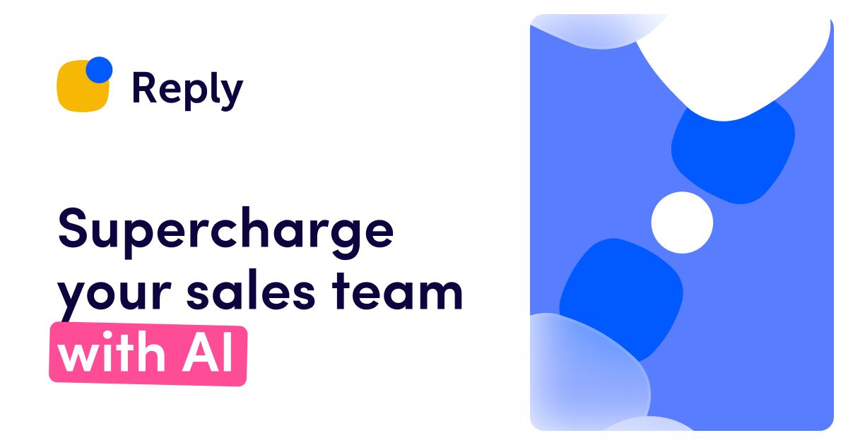 Boost your sales game with Reply.io's AI-powered solution! Automate follow-ups, personalise emails, and close more deals. Try it risk-free with a free trial today! #Replyio #SalesAutomation #AIforSales #Sponsored bit.ly/4lm9FxR