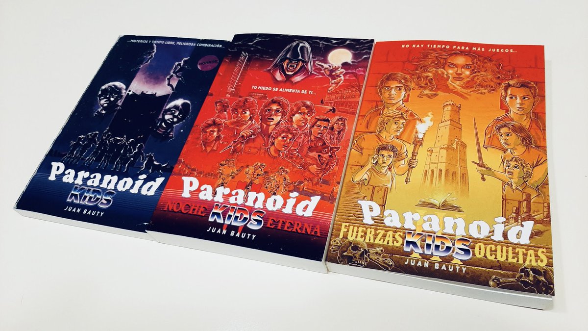 ¿TE FALTA ALGUNO? 😉📚
#ParanoidKids l, ll y lll, disponibles en Amazon. 
👉 amazon.es/dp/B0CFCHFZVB