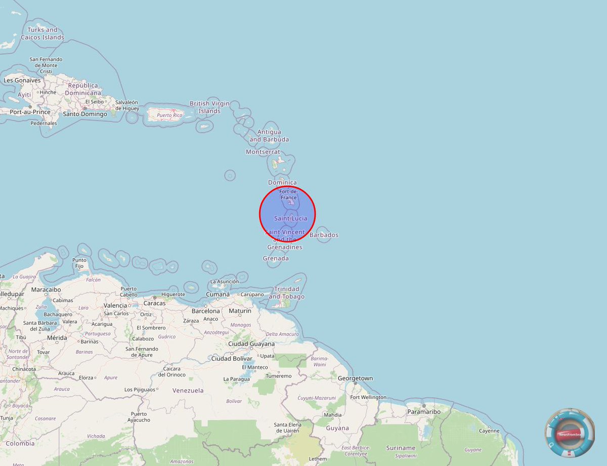 riskiomap's tweet photo. 🚨#MaydayRelay MRCC Fort de France:
Fishing vessel “Blow My Wistle” (30ft, 2 POB, white hull) departed Castries, St. Lucia on 13 June to assist a second unknown vessel. Both are now overdue & missing. Keep sharp lookout & report to MRCC Fort de France.
#DistressAlert #SAR https://t.co/D3kuwiNWts