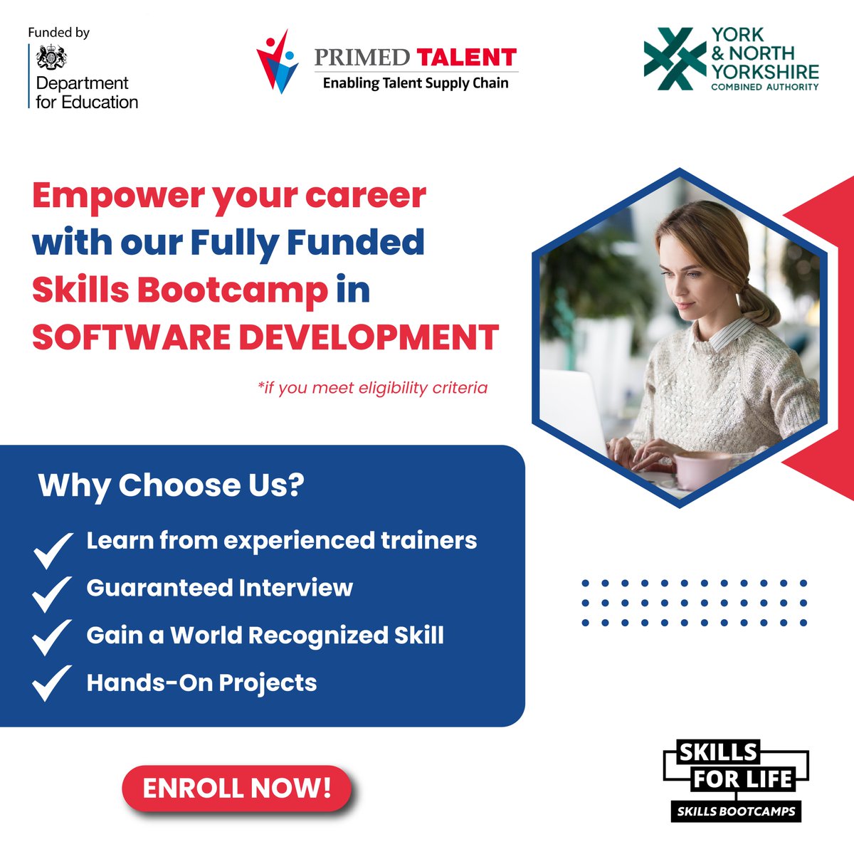 Primed Talent (@primedtalentuk) on Twitter photo Ready to break into tech or upskill for your next opportunity? Our Skills Bootcamp in Software Development is your launchpad. REGISTER NOW: primedtalent.com/software-devel…
<a href="/YNYCombined/">York and North Yorkshire Combined Authority</a>
#SoftwareDevelopment #SkillsBootcamp #TechCareers #PrimedTalent #YorkshireJobs Ready to break into tech or upskill for your next opportunity? Our Skills Bootcamp in Software Development is your launchpad. REGISTER NOW: primedtalent.com/software-devel…
<a href="/YNYCombined/">York and North Yorkshire Combined Authority</a>
#SoftwareDevelopment #SkillsBootcamp #TechCareers #PrimedTalent #YorkshireJobs