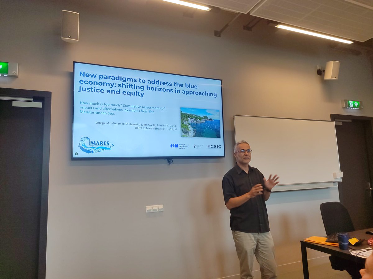 iMARES_group's tweet image. 🌊 This week we're at #MAREConference2025! Miquel Ortega presented how we use Q-Method, Doughnut Economy, EwE modelling, SCAIRM and value chain analysis to move towards fairer and more sustainable marine management.
@ICMCSIC