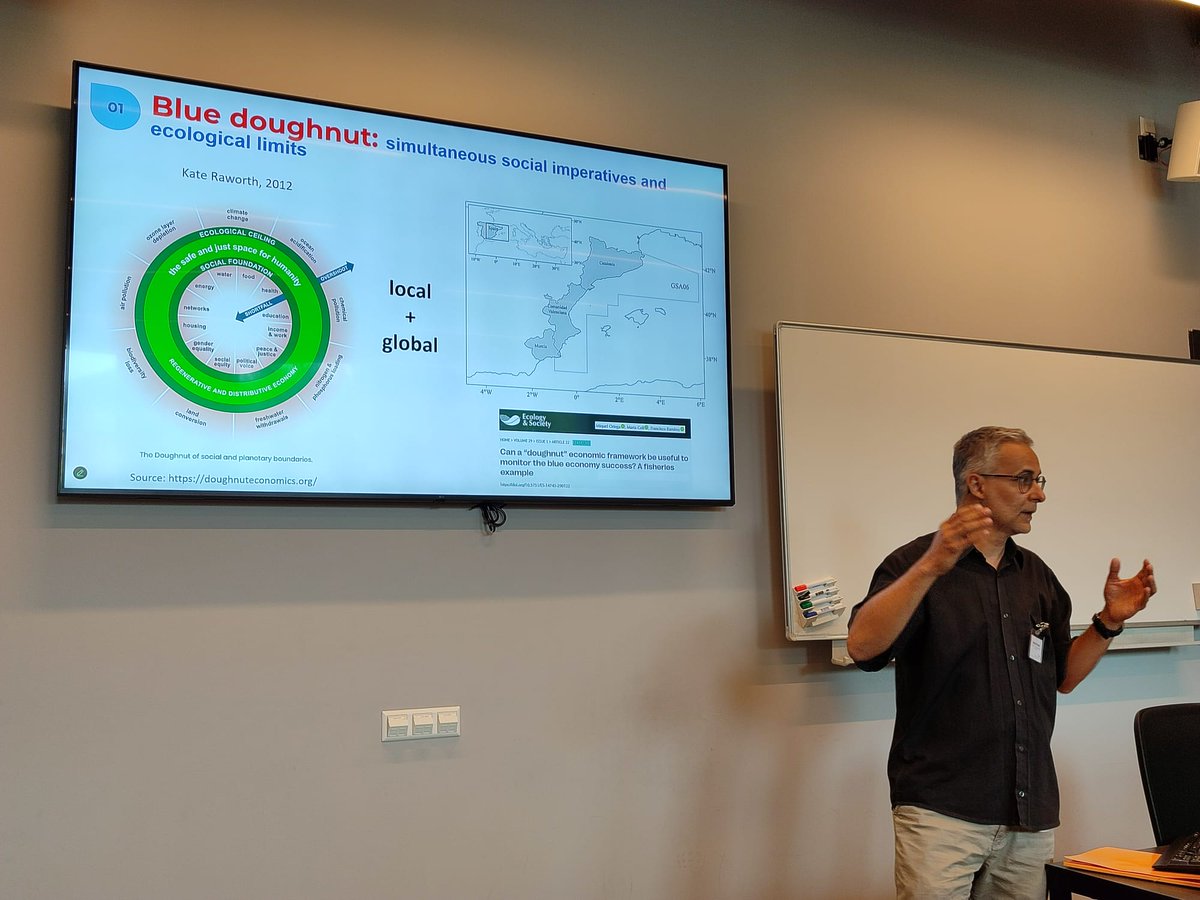 iMARES_group's tweet image. 🌊 This week we're at #MAREConference2025! Miquel Ortega presented how we use Q-Method, Doughnut Economy, EwE modelling, SCAIRM and value chain analysis to move towards fairer and more sustainable marine management.
@ICMCSIC