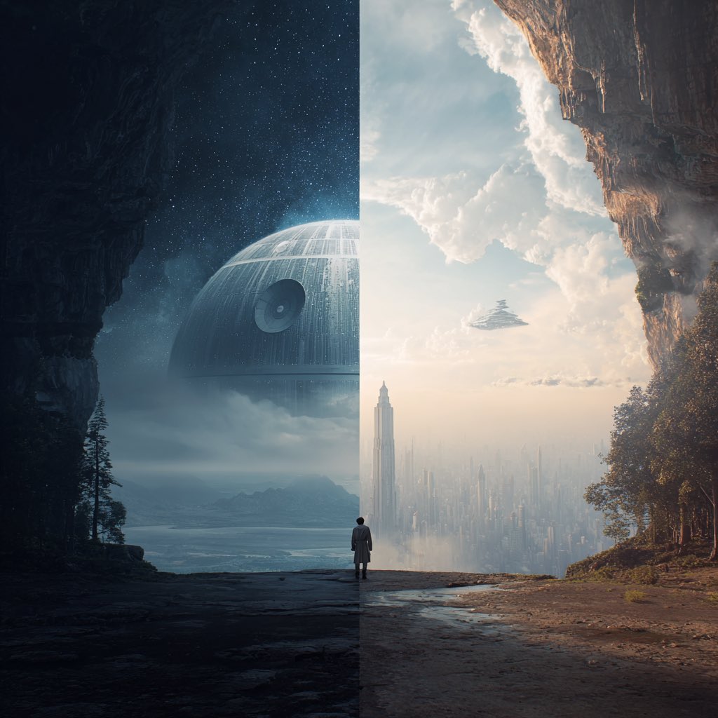 Unique930's tweet photo. QT or Share ‘When Two Worlds Collide’
#AIart #twoworldscollide #scifiart #aiartcommmunity https://t.co/8hzMkpiTle