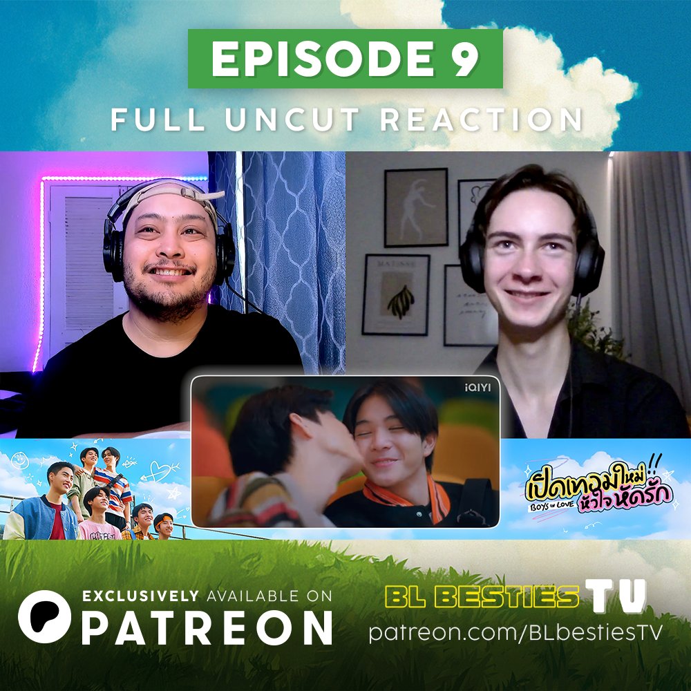 BLbestiesTV's tweet photo. Get FREE early access to my reaction to "Boys In Love" episode 9 &amp; 10 with ⁨@MrLucaReacts  on Patreon when you join as a free member! https://t.co/uIRnIUXgDs
_
#BoysInLoveSeries #BoysInLoveSeriesEP9 #BoysInLoveSeriesEP10 #chokunaston #mickluke #paulken #papangpod https://t.co/opVcml6epk