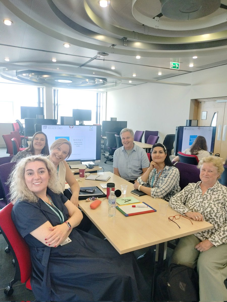 SanniaF's tweet photo. It was great fun learning about team-based learning in a fab team 😄 @UniofBradford https://t.co/NjKWdEgrU8