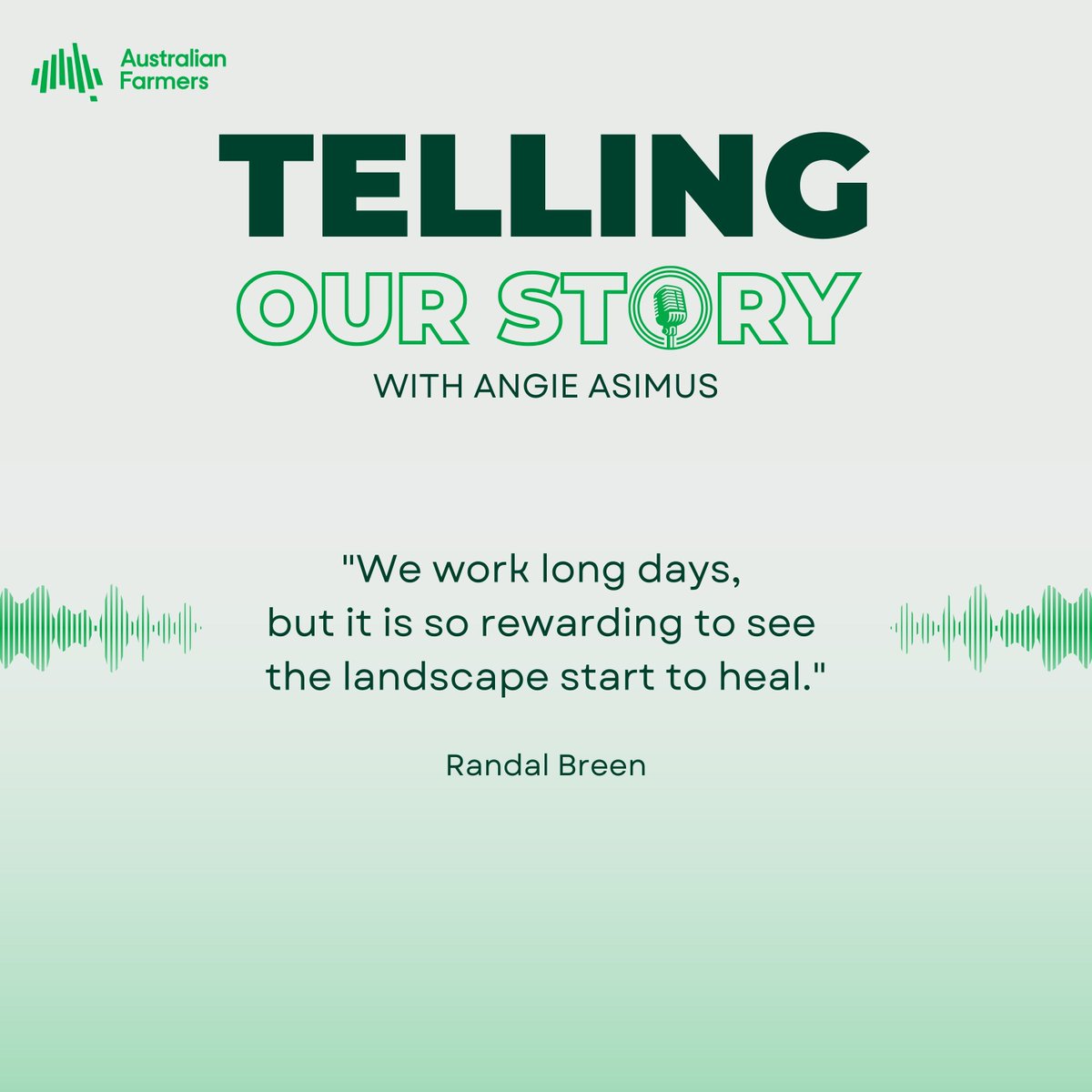 NEW PODCAST EPISODE 🎧🎤 This week Angie Asimus chats with Randal Breen of 
Echo Valley Farms 🐔Tune in to hear about the native seeds sprouting for the first time in decades, and the deep respect the Breen family have for the Githabul land they call home buff.ly/31IV9xh