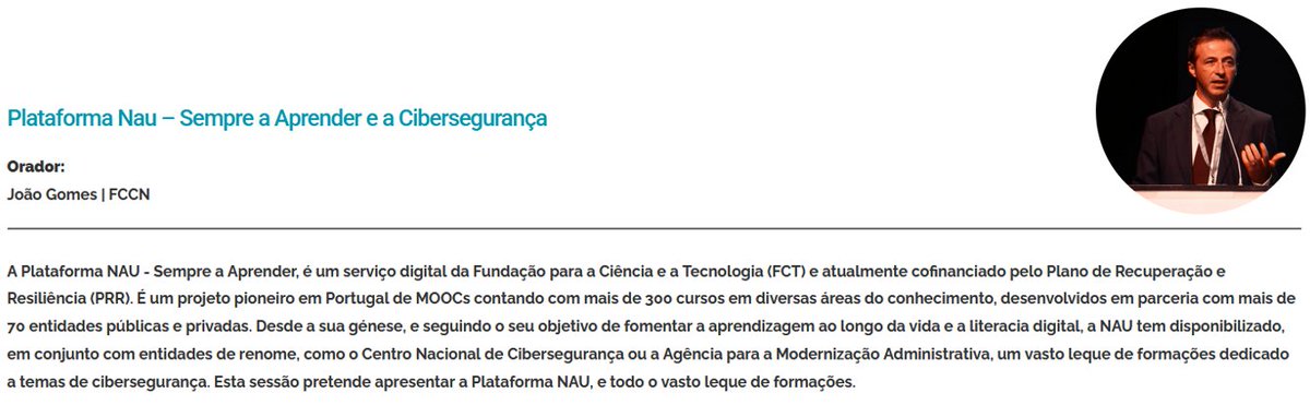 jgomespt's tweet photo. Hoje, às 12h no C-Days, no Centro de Congressos do Estoril: https://t.co/nDow1o4MwI