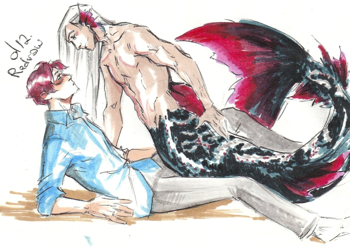 I'm late today... 😵
#mermay #bsd #andregide #odasaku