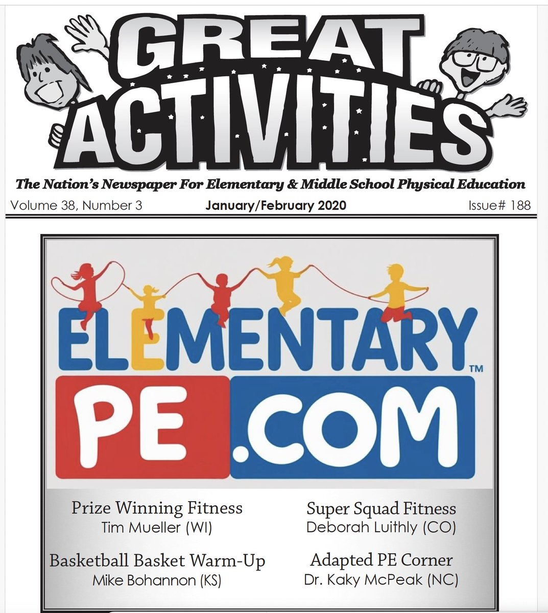 Many thanks to the K-8 PE Ts who have signed-up to get the FREE National PE Newspaper. Our 1st issue will be published on 9/15/25! &gt;&gt; ElementaryPE.com