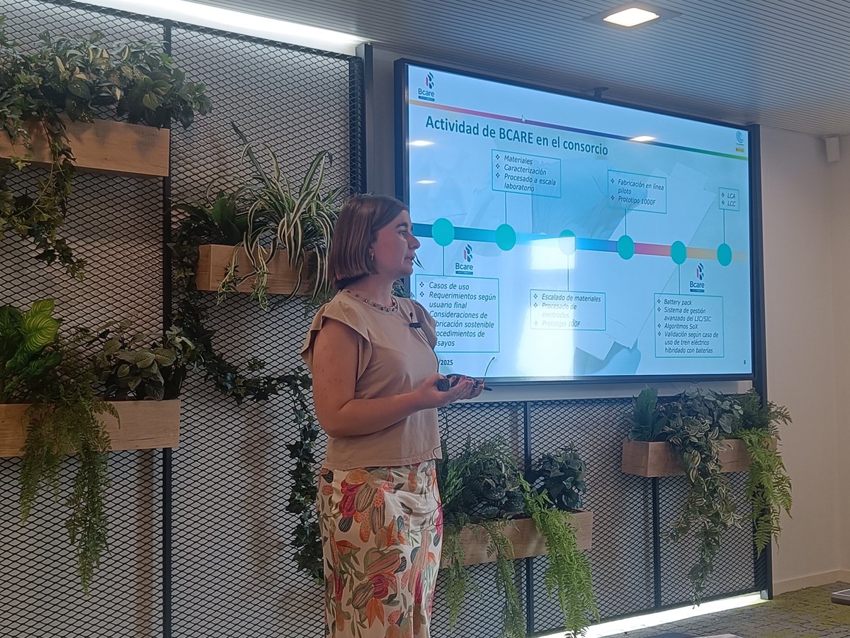 🚀 Amaia Sáenz de Buruaga presented the EU project #MUSIC at Innobasque’s event on R&amp;D funding for industry.
Representing #Bcare, she highlighted MUSIC’s market impact and the value of international collaboration. 25 people from 21 companies attended! 🌍
#EUfunding #EnergyStorage