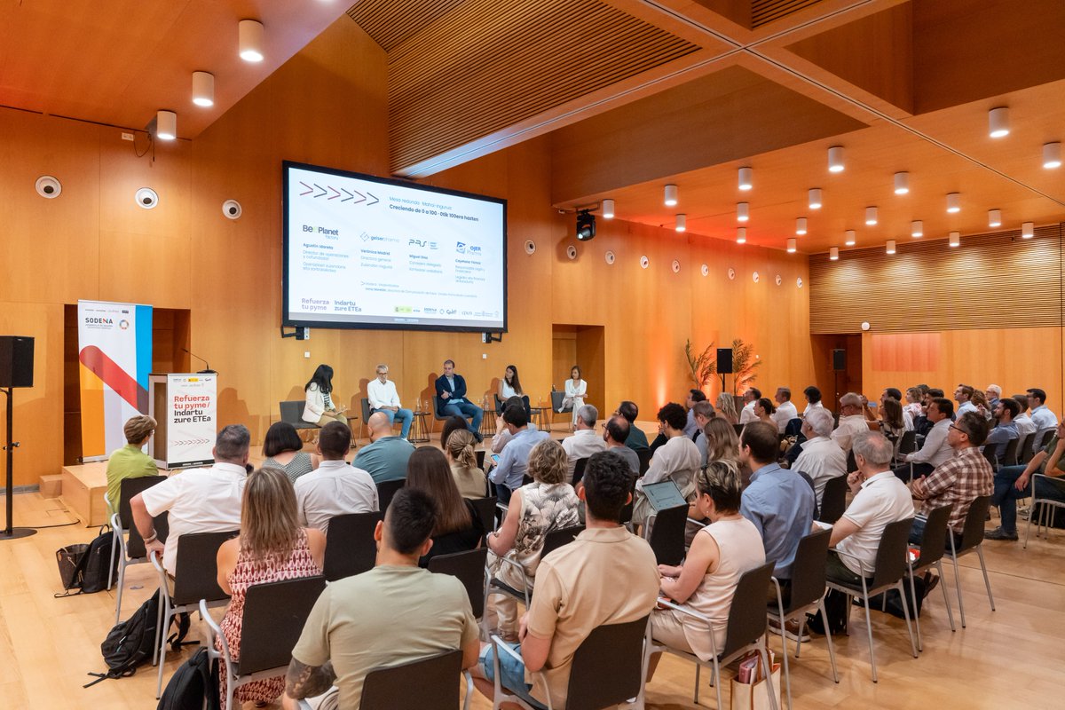 #RefuerzaTuPyme Más #financiación e impulso para hacer crecer el tejido empresarial innovador de #Navarra.

La sesión informativa “Refuerza tu pyme” organizada por <a href="/Sodenavarra/">Sociedad de Desarrollo de Navarra</a> y <a href="/ceinnavarra/">ceinnavarra</a> ha dado a conocer los diferentes instrumentos de apoyo y #financiación destinados a la