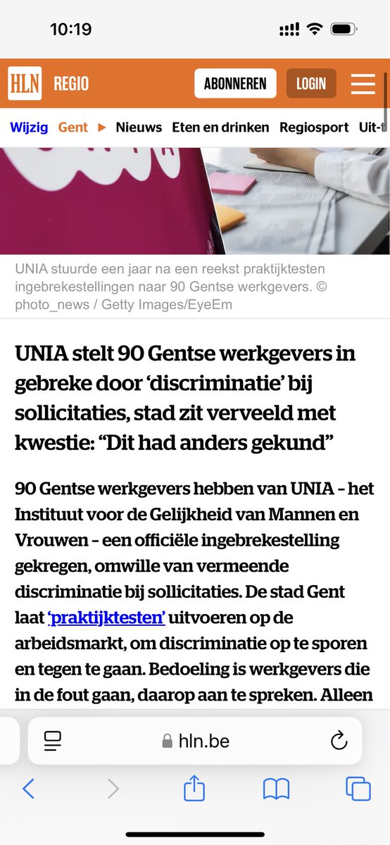 In een Vlaamse universiteitsstad met een ‘liberale’ burgemeester kan je dus gedagvaard worden door een vzw en advocaat die je met je belastingen zélf financiert, omdat je niet reageert op een valse sollicitatiebrief van een imaginair persoon die eigenlijk niet bij jou wel werken.