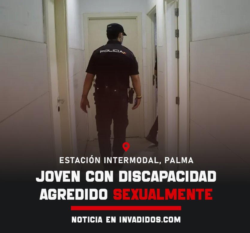 Detingut un immigrant marroquí de 53 anys per agredir sexualment un noi de 20 als banys d'una estació. La víctima té una discapacitat. Amb aquesta escòria humana consentida i aplaudida per la majoria de partits polítics i mitjans què fem?