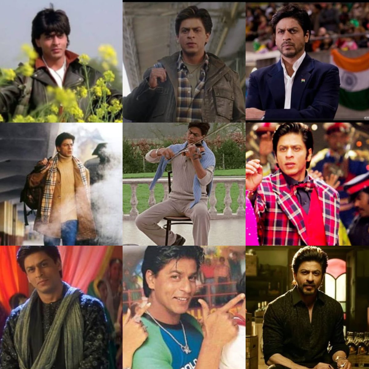 Cannot fit all the outfits he wore in all his movies in a single frame, so only this much for now😋🙈❤️