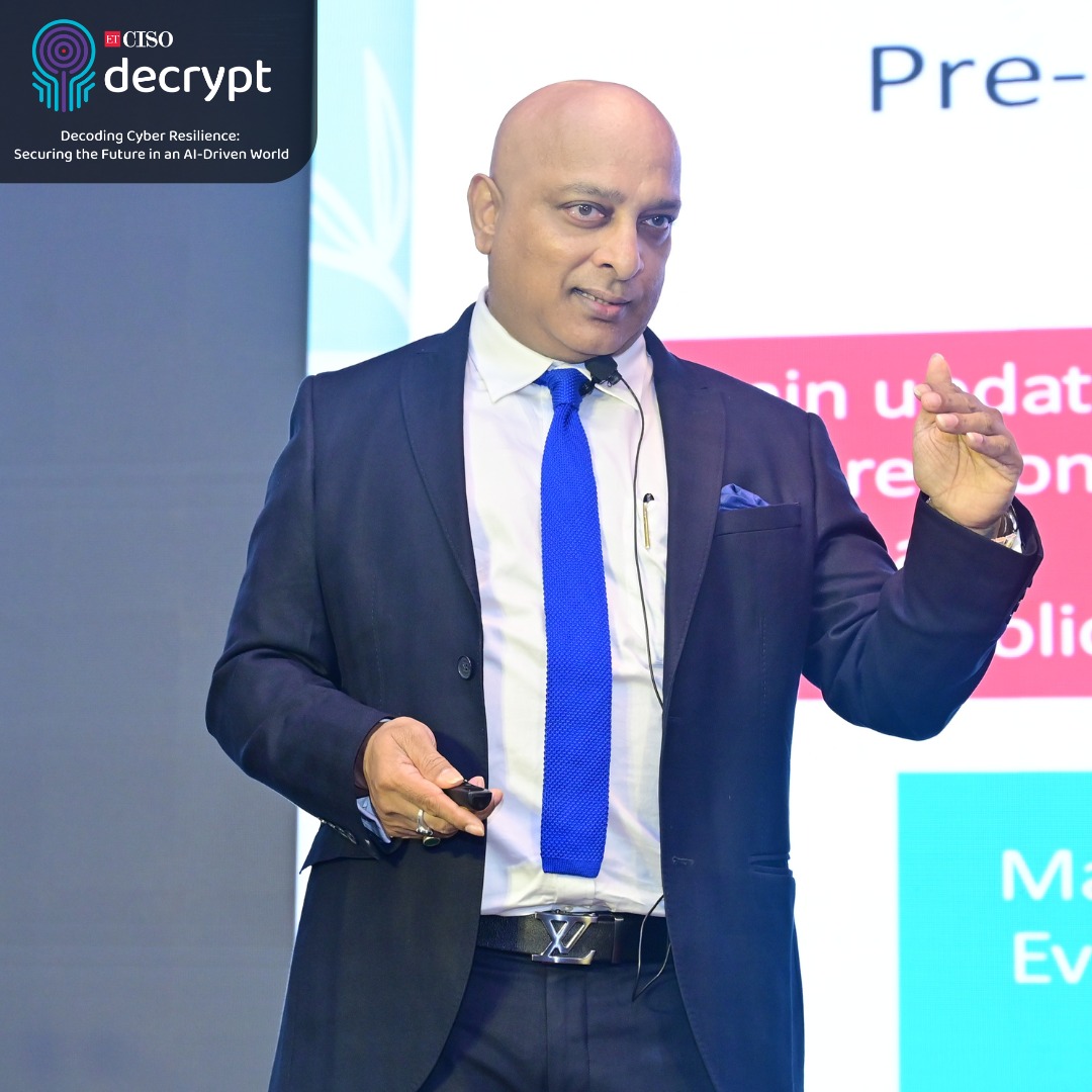 At #ETCISODecrypt2025, Dr. Prashant Mali didn’t just talk about cybersecurity — he took the audience inside the legal battlefield where breaches turn into lawsuits, reputations hang in the balance, and verdicts set precedent.

Know more about ETCISO: ciso.economictimes.indiatimes.com