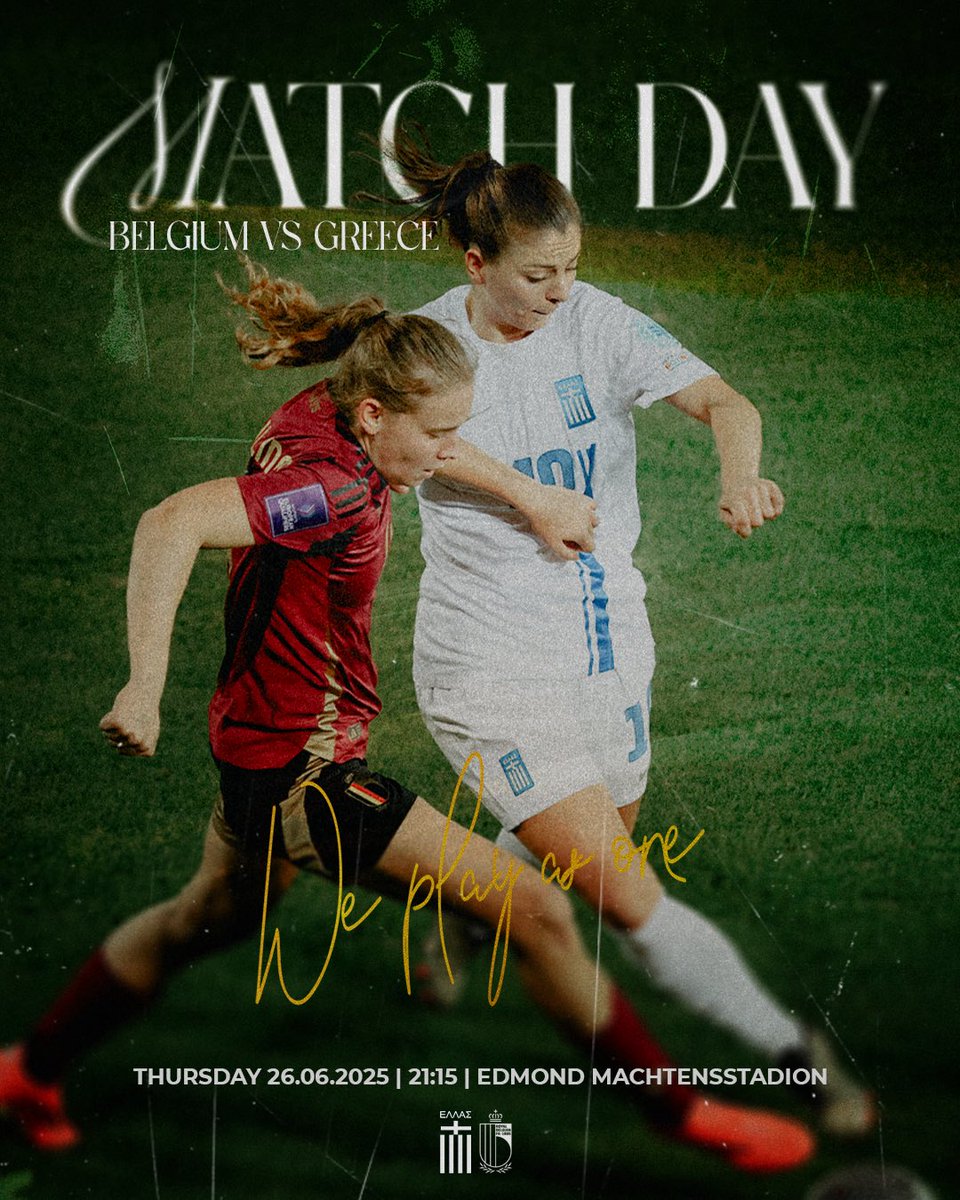 #friendlymatch 
ΒΕΛΓΙΟ vs ΕΛΛΑΔΑ  @21:15 

#womensnationalteam