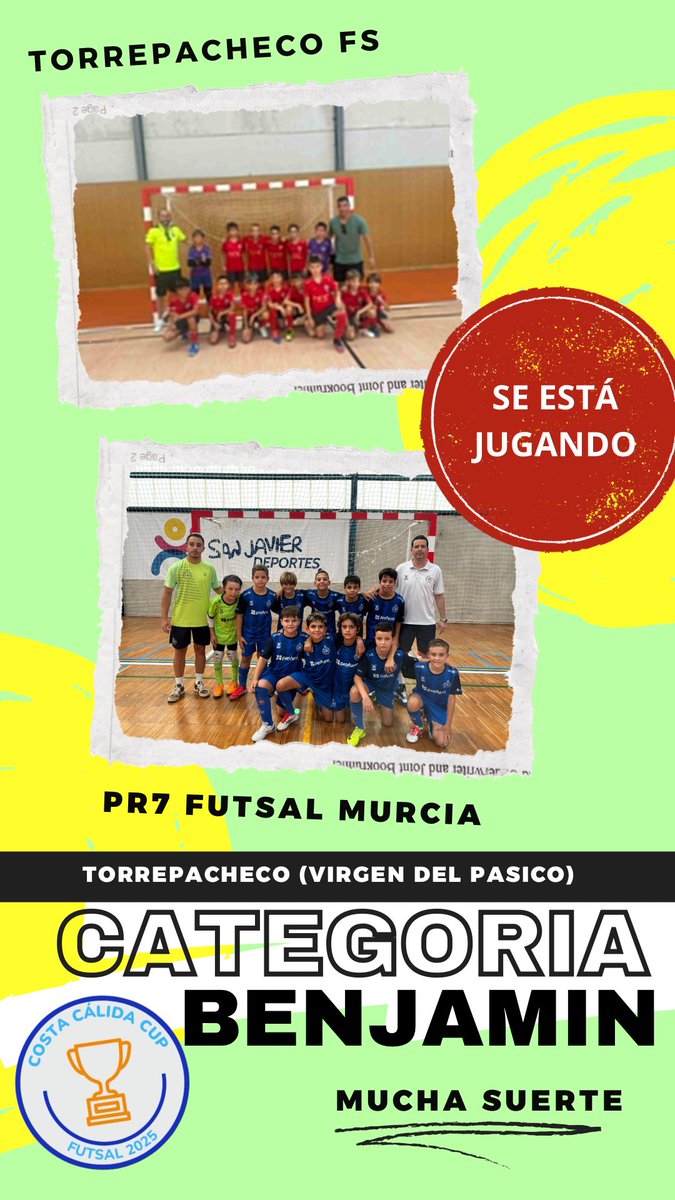 costacalidacupfutsal (@costacalida_cup) on Twitter photo 2ยช าแดsแด
Se estรก jugando | ๐ถ๐๐ก๐๐๐๐๐ฬ๐ ๐๐๐๐๐๐๐ฬ๐
<a href="/torrepachecofs/">Torre Pacheco FS</a> - <a href="/PR7MurciaFS/">PR7 Murcia F.S.</a>
#ElMejorTorneoDelVerano
#UnTorneoInolvidable 2ยช าแดsแด
Se estรก jugando | ๐ถ๐๐ก๐๐๐๐๐ฬ๐ ๐๐๐๐๐๐๐ฬ๐
<a href="/torrepachecofs/">Torre Pacheco FS</a> - <a href="/PR7MurciaFS/">PR7 Murcia F.S.</a>
#ElMejorTorneoDelVerano
#UnTorneoInolvidable