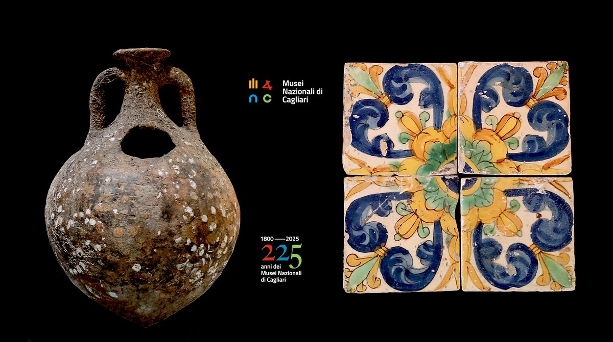 La nuova copertina di luglio dei #MuseiNazionaliCagliari è dedicata ai prodotti che in tutti i tempi hanno attraversato il Mediterraneo.
La prima opera è un’anfora olearia di età romana imperiale, abbiamo poi quattro Azulejos, provenienti dalla chiesa di S.Francesco di Stampace.