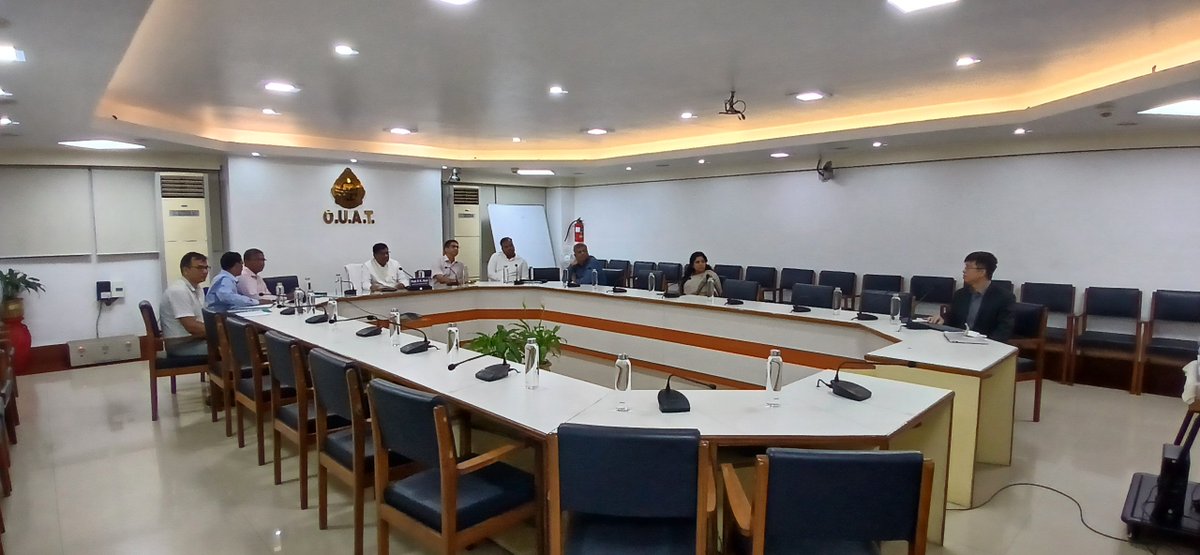 One consultation meeting was  held on 25.06.25 at OUAT with the experts of BIOWAY,Vietnam on machine based enriched compost prep. within least possible time.The meeting was chaired by Prof. P. K. Roul, HVC attended by Mr. Nguyen Cing Tam, experts from BIOWAY &amp; scientists of OUAT.