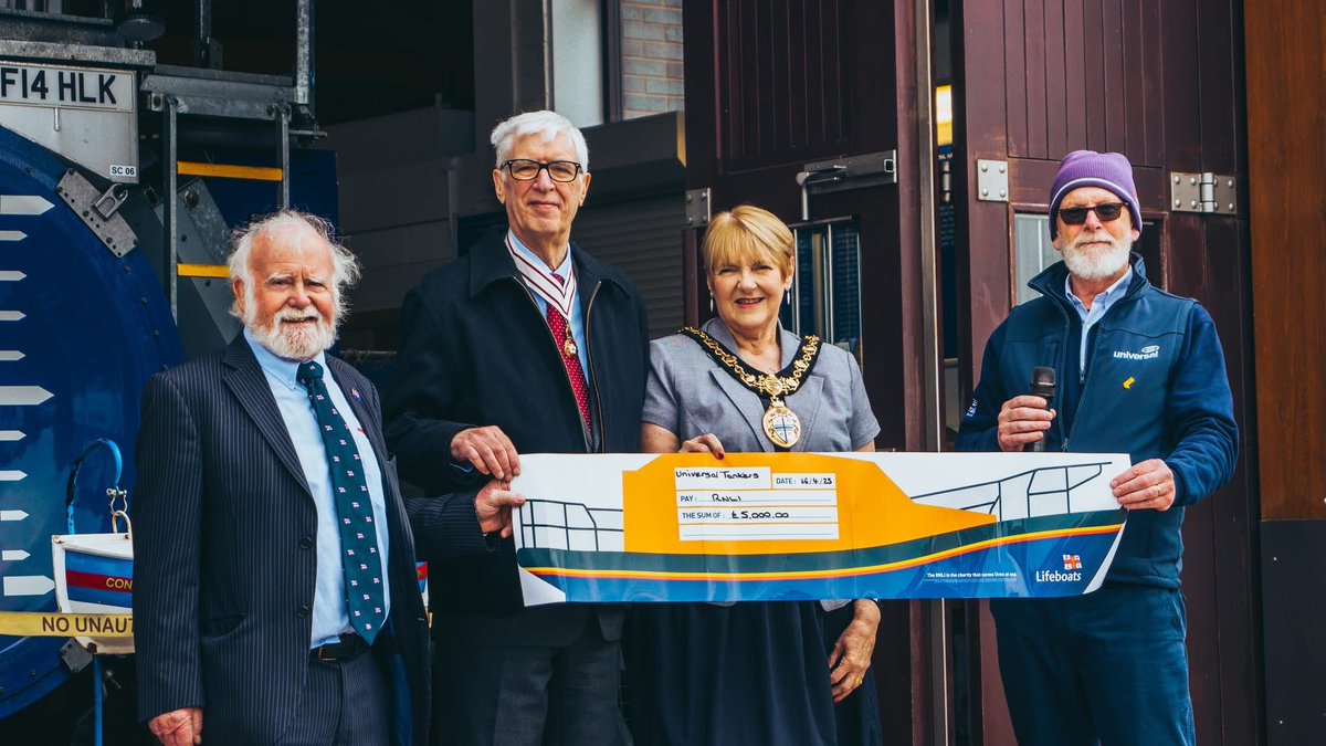 Hoylake RNLI Lifeboat Station (@hoylakernli) on Twitter photo We’re thrilled to share that <a href="/HoylakeRNLI/">Hoylake RNLI Lifeboat Station</a> Coxswain Howie Owen has been commended as our region’s first ever ‘Employee of the Month’, recognising his role in helping to launch a new corporate partnership between the <a href="/RNLI/">RNLI</a> and <a href="/universaltanker/">Universal Tankers</a>.
Read more: rnli.org/news-and-media… We’re thrilled to share that <a href="/HoylakeRNLI/">Hoylake RNLI Lifeboat Station</a> Coxswain Howie Owen has been commended as our region’s first ever ‘Employee of the Month’, recognising his role in helping to launch a new corporate partnership between the <a href="/RNLI/">RNLI</a> and <a href="/universaltanker/">Universal Tankers</a>.
Read more: rnli.org/news-and-media…