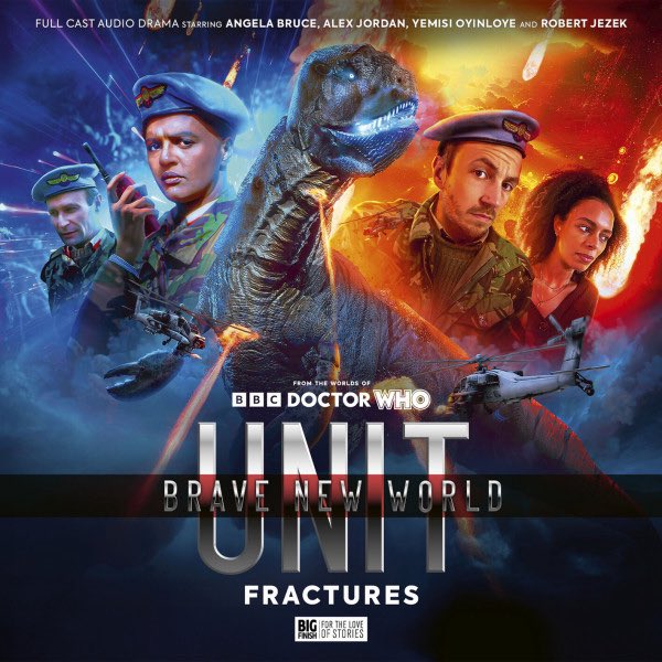 WhoMerchandise's tweet image. Out now!
UNIT: Brave New World: Fractures
At the dawn of the new millennium Winifred Bambera and her team of Sergeant Jean-Paul Savarin and Dr Louise Rix face gigantic new threats
Kaiju - Robert Valentine
Debrief - Alfie Shaw
Shatterpoint - Mark Wright
bigfinish.com/releases/v/uni…